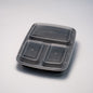 FH 388 B -3-compartment rectangular container with lids