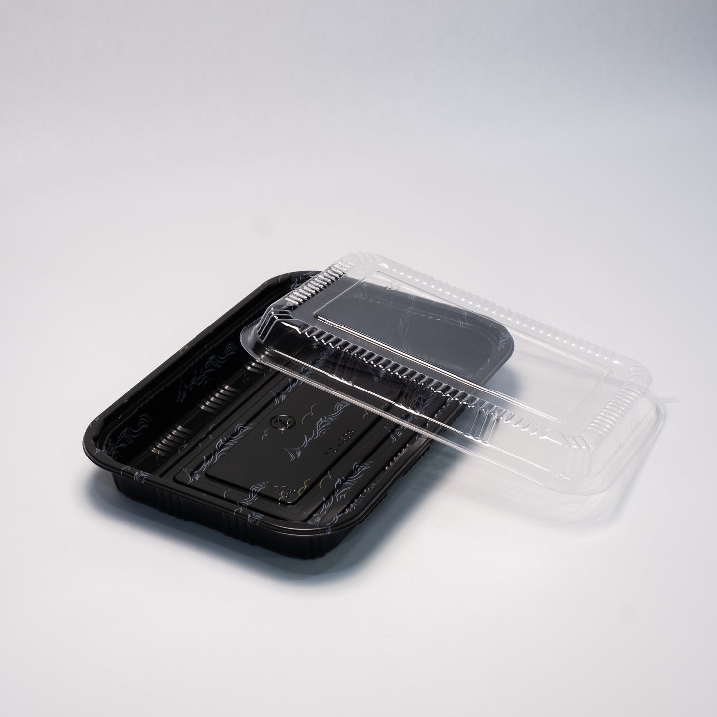 TZ 825 -9 1/8 inch x 6 3/8 inch x 1 3/8 inch sushi container